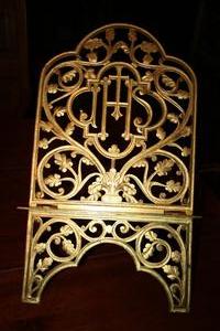 Missal Stand en Brass / Bronze, France 19th century