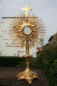 Monstrance en BRASS , France 19th century