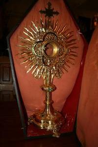 Monstrance BRASS , France 19th century