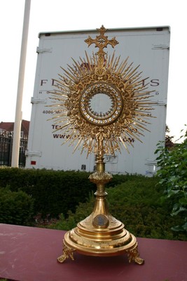 Monstrance BRASS , France 19th century