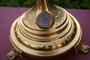 Monstrance BRASS , France 19th century