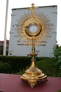 Monstrance BRASS , France 19th century