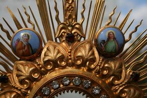 Monstrance en BRASS , France 19th century