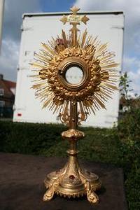 Monstrance en BRASS , France 19th century