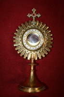 Monstrance en BRASS, France 19th century