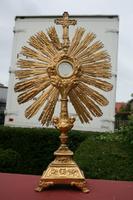 Monstrance en BRASS , France 19th century