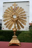 Monstrance en BRASS , France 19th century