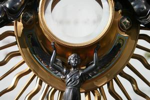 Monstrance en BRASS / SILVER, France 19th century