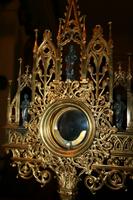 Monstrance en BRASS, France 19th century