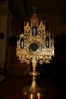 Monstrance en BRASS, France 19th century