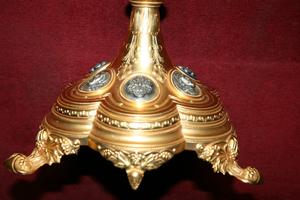 Monstrance en BRASS , France 19th century