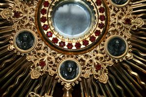 Monstrance en BRASS , France 19th century