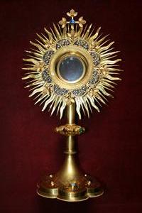 Monstrance en BRASS , France 19th century