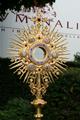 Monstrance en BRASS / ENAMEL, France 19th century