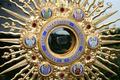 Monstrance en BRASS / ENAMEL, France 19th century