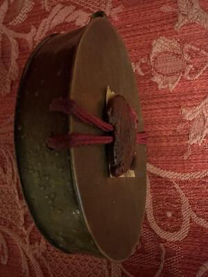 Multi Reliquary Relics : Paschalis Baylon, Petrus Of Alcantara. Joannes A Capistrano. Didacius. Salvatoris De Horta. Jacobus A Marche. Antonii De Padua en Brass / Glass , Italy