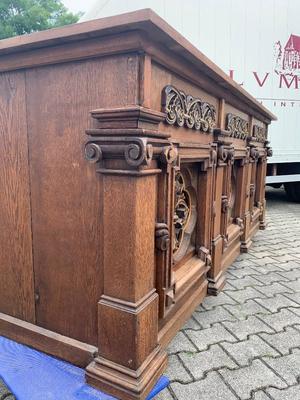 Altar style Neo Classicistic en Oak Wood, Belgium 19th century ( anno 1850 )