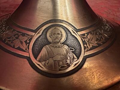 Ciborium style Neo Classicistic en Full - Silver / Silver Marks Present, Belgium  19 th century