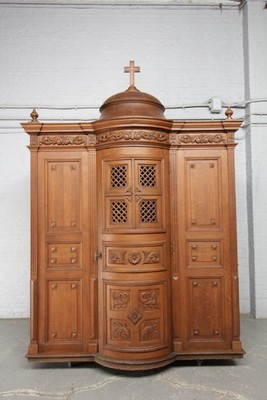 Confessional  style NEO-CLASSICISTIC-STYLE en Oak wood, France