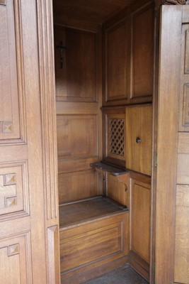 Confessional  style NEO-CLASSICISTIC-STYLE en Oak wood, France 20th century ( anno 1930 )