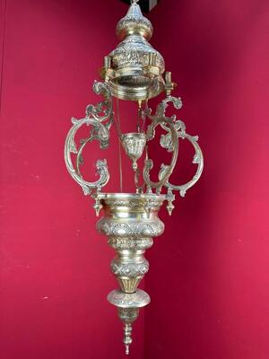 Orthodox Lamp en Brass, 19 th century