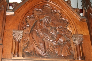 Packing Confessional For U.S.A. 2016. en wood oak, France 19th century