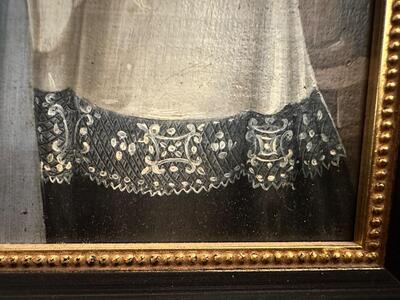 Painting St. Aloysius Of Gonzaga en Wooden Frame / Painted on Canvas, Dutch 19 th century ( Anno 1890 )