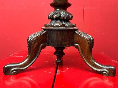Piano Stool. en Wood / Fabrics Velvet, 19 th century