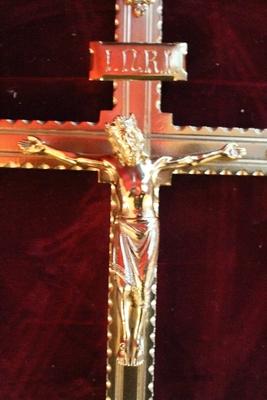 Processional - Cross en Bronze / Polished and Varnished, France 19th century