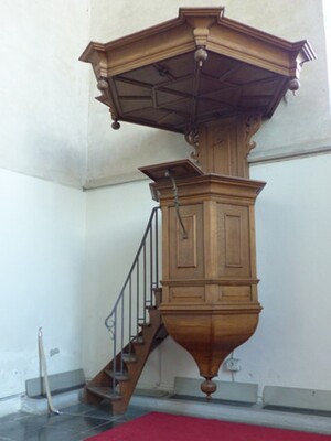 Pulpit  en Oak Wood , Netherlands  17 th century