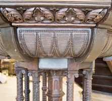 Pulpit  en Oak wood, Belgium 19th century