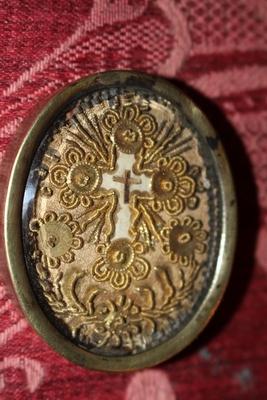 Relic True Cross  Belgium 19th century