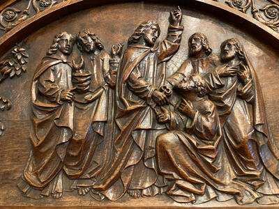 Relief  en Wood, Netherlands  19 th century