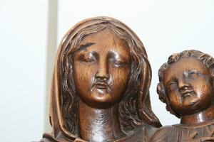 Religious Statue en wood , France 19th century