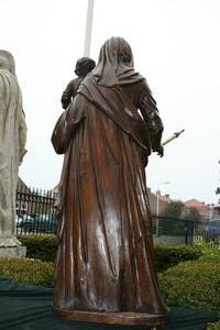 Religious Statue en wood , France 19th century