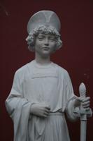 Religious Statue en Plaster, Dutch 19 th century