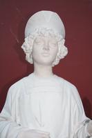 Religious Statue en Plaster, Dutch 19 th century