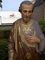 Religious Statue St. Joseph en PLASTER POLYCHROME, France 19th century