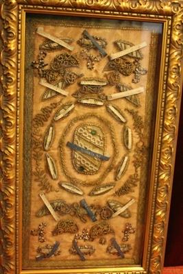 Reliquary Italy 18th century Framed 20th Century