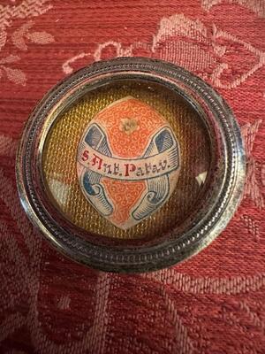 1  Reliquary - Relic Ex Ossibus St. Antonius Of Padua
