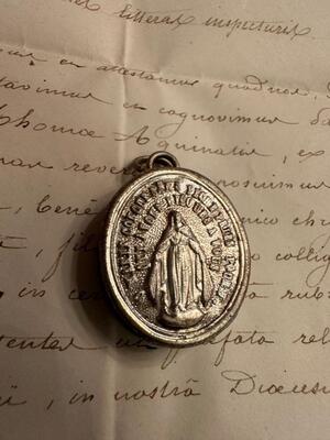 1  Reliquary - Relic Ex Ossibus St. Thomas Of Aquino With Original Document