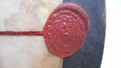 Reliquary - Relic Margaretha Maria Alacoque With Original Document en Wood / Glass / Originally Sealed, Belgium 19 th century