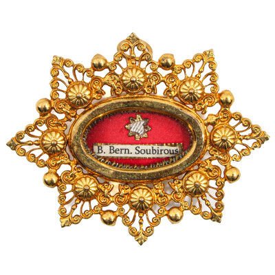 1  Reliquary - Relic Saint Bernadette Soubirous, Virgin (Patron Saint Of The Sick)