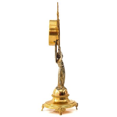 Reliquary - Relic St. Vincent De Paul en Brass / Bronze / Gilt  / Glass / Originally Sealed, Belgium  19 th century