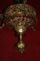 Sanctuary Lamp style roman en Brass / Bronze, France 19th century