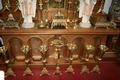 Altar style Romanesque en Oak wood, France 19th century ( Anno 1870 )