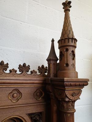 Exceptional Altar  style Romanesque - Style en Oak wood, France