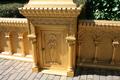 Tabernacle With Key. Side Pieces Are Sold ! style Romanesque - Style en Wood, France 19 th century