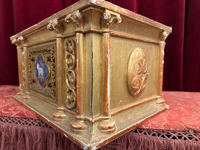 Tabor style Romanesque - Style en Wood / Gilt / Enamel / Stones, France 1874
