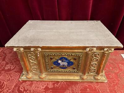 Tabor style Romanesque - Style en Wood / Gilt / Enamel / Stones, France 1874
